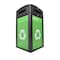 Alpine Industries 80 Gal. All-Weather Outdoor Commercial Galvanized Steel Trash Can and Recycling Bin Combo Station ALP471-40-SILGC-MK - alternate 5